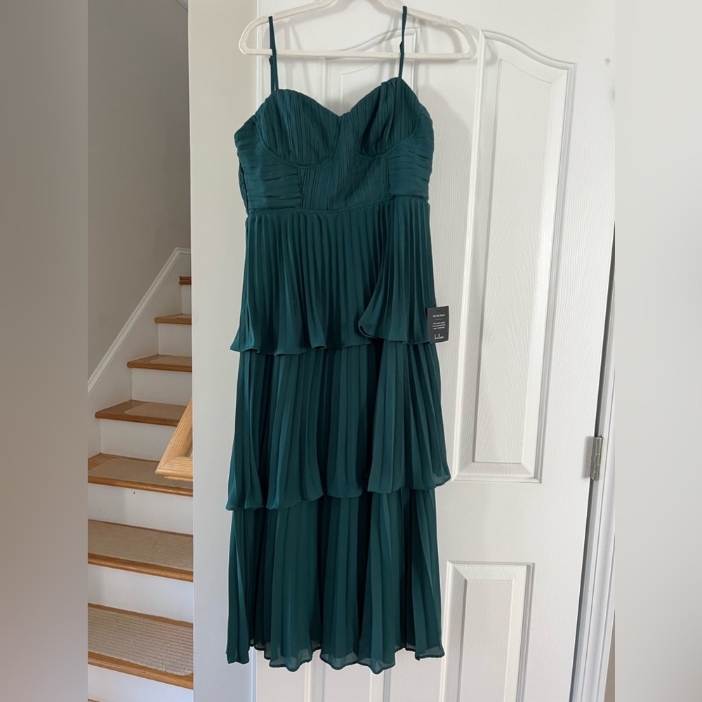 Lulus green dress, size medium